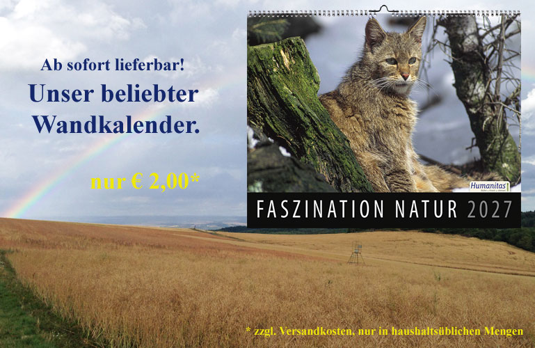 Das Bild zeigt den Kalender Faszination Natur 2027