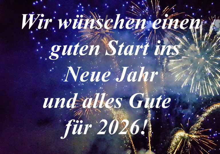 Das Bild zeigt Neujahrs-Gr��e