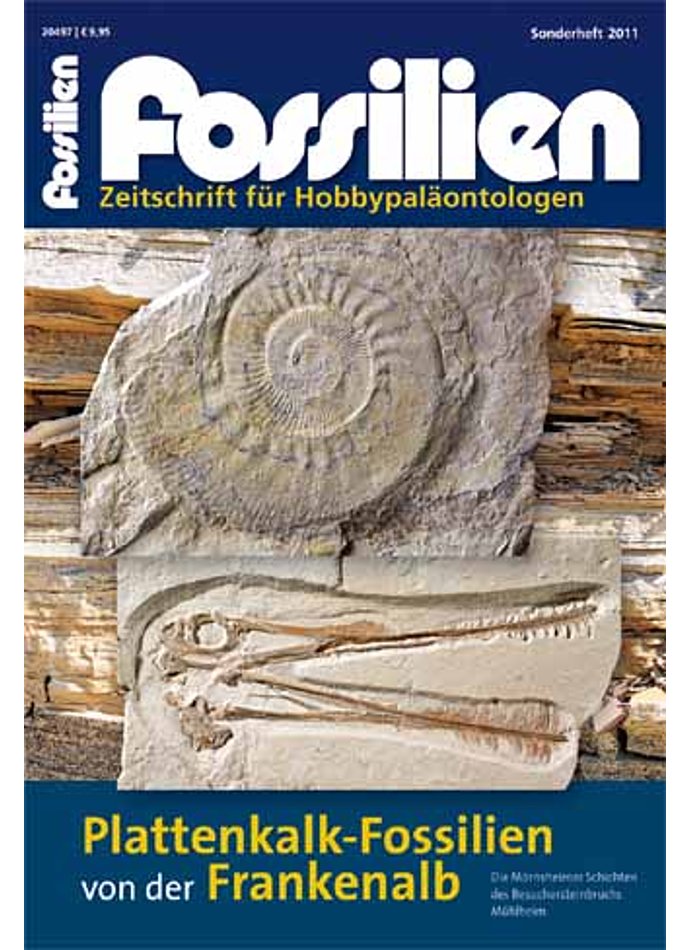 Auf diesem Bild sehen Sie das Produktbild 1 fr FOSSILIEN - SONDERHEFT 2011 PLATTENKALKFOSSILIEN VON DER FRANKENALB