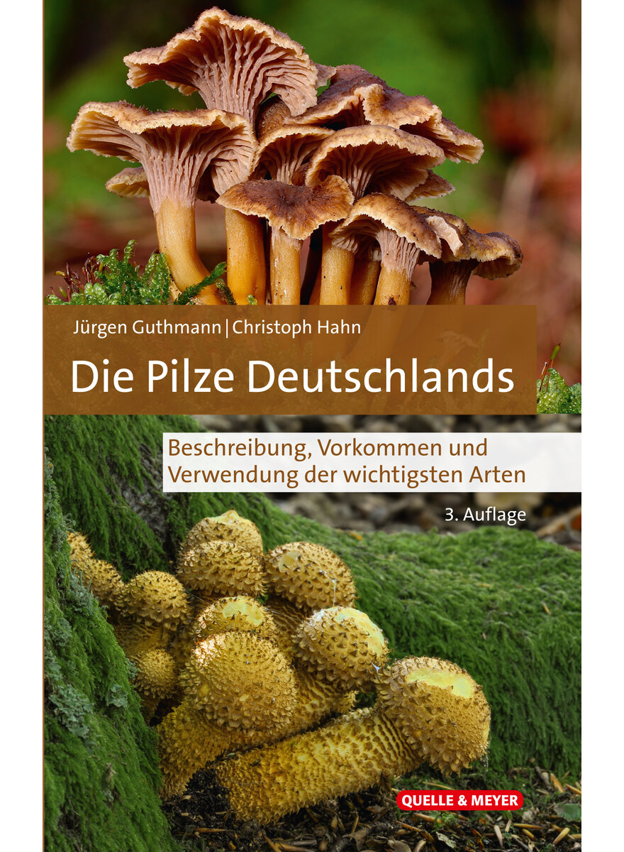 Auf diesem Bild sehen Sie das Produktbild 1 f�r GUTHMANN/HAHN, DIE PILZE DEUTSCHLANDS 3. AUFLAGE 2026