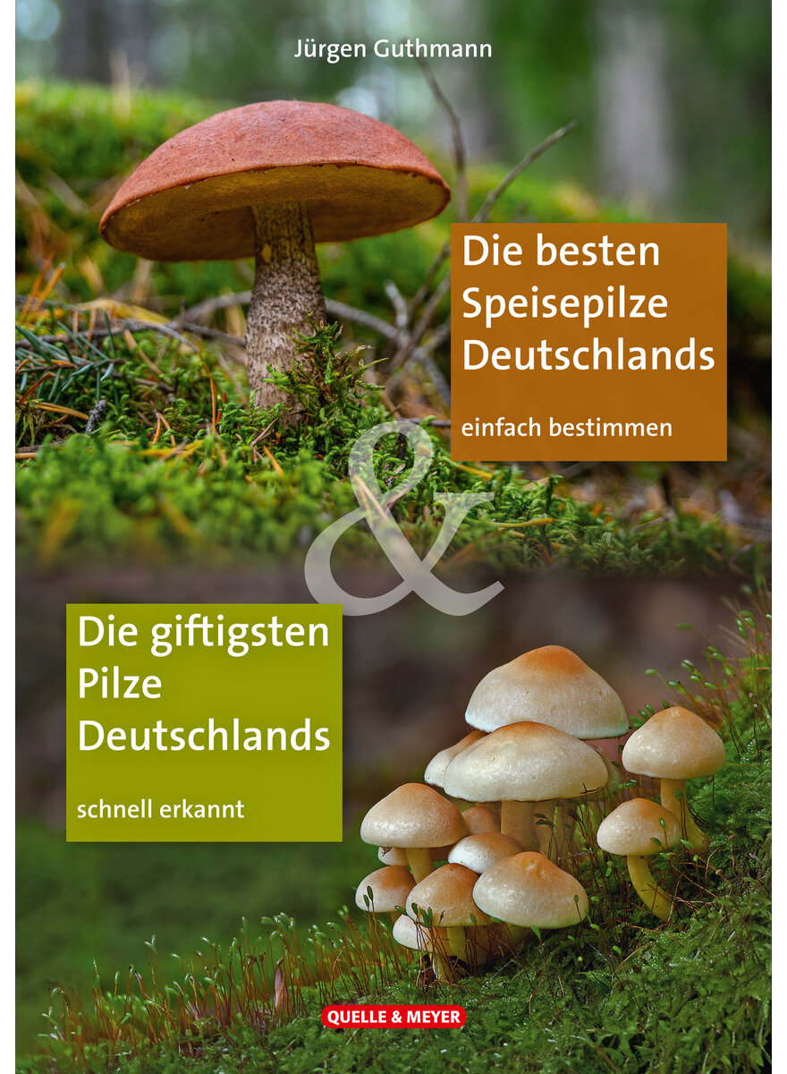 Auf diesem Bild sehen Sie das Produktbild 1 f�r GUTHMANN, DIE BESTEN SPEISEPILZE & DIE GIFTIGSTEN PILZE DEUTSCHLANDS  2. AUFLAGE