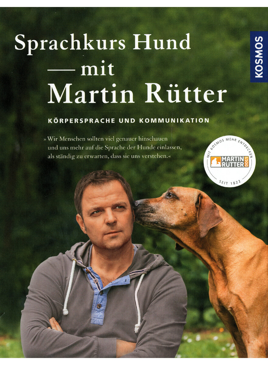 Auf diesem Bild sehen Sie das Produktbild 1 fr SPRACHKURS HUND MIT MARTIN RTTER -