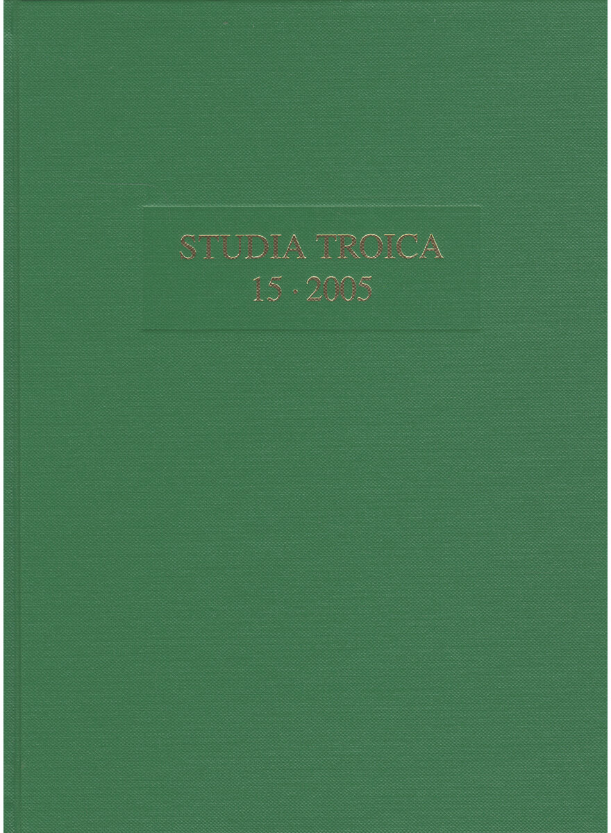 STUDIA TROICA (BAND 15/2005)