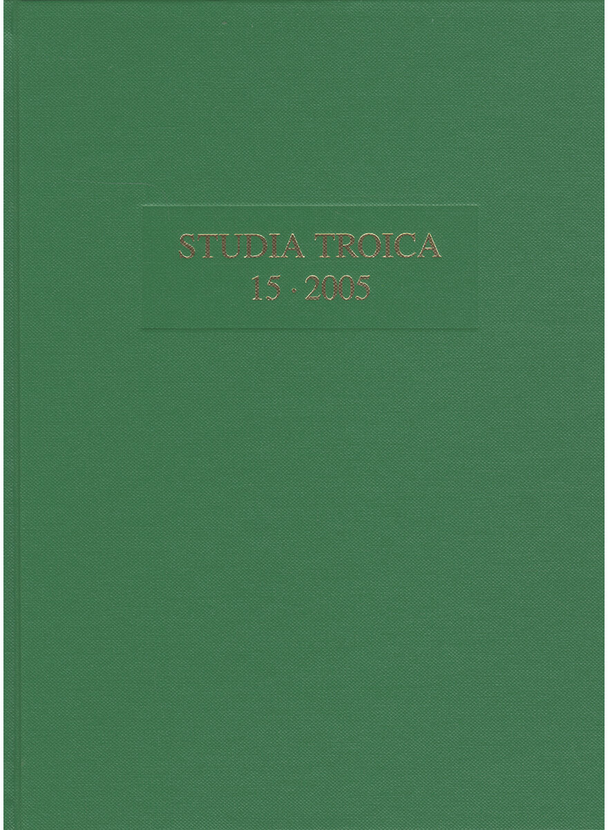 STUDIA TROICA (BAND 15/2005)