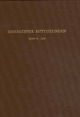 BAND12: DAMASZENER MITTEILUNGEN 2000