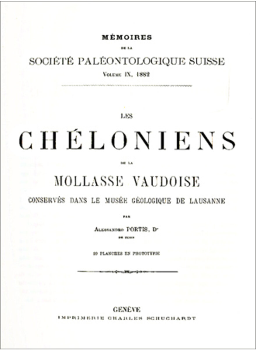 Auf diesem Bild sehen Sie das Produktbild 1 fr LES CHLONIDES DE LA MOLASSE VAUDOISE 1882 (9-1)