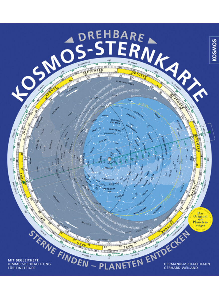Auf diesem Bild sehen Sie das Produktbild 1 fr DREHBARE KOSMOS STERNKARTE - HERMANN-MICHAEL HAHN