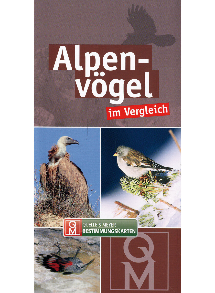 Q&M BESTIMMUNGSKARTE ALPENVGEL IM VERGLEICH