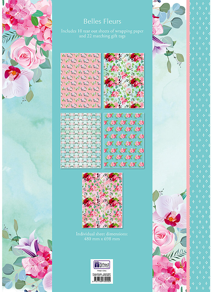 Auf diesem Bild sehen Sie das Produktbild 2 fr GESCHENKPAPIER ROSEN