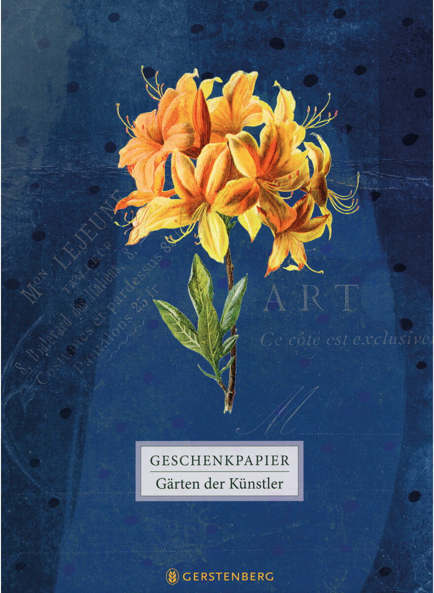 Auf diesem Bild sehen Sie das Produktbild 1 fr GESCHENKPAPIER ORCHIDEE -