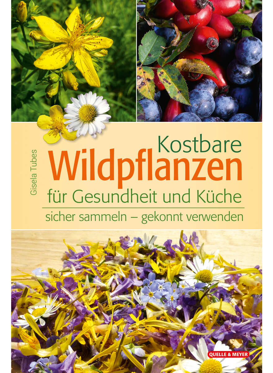 Auf diesem Bild sehen Sie das Produktbild 1 fr KOSTBARE WILDPFLANZEN FR GESUNDHEIT UND KCHE - GISELA TUBES
