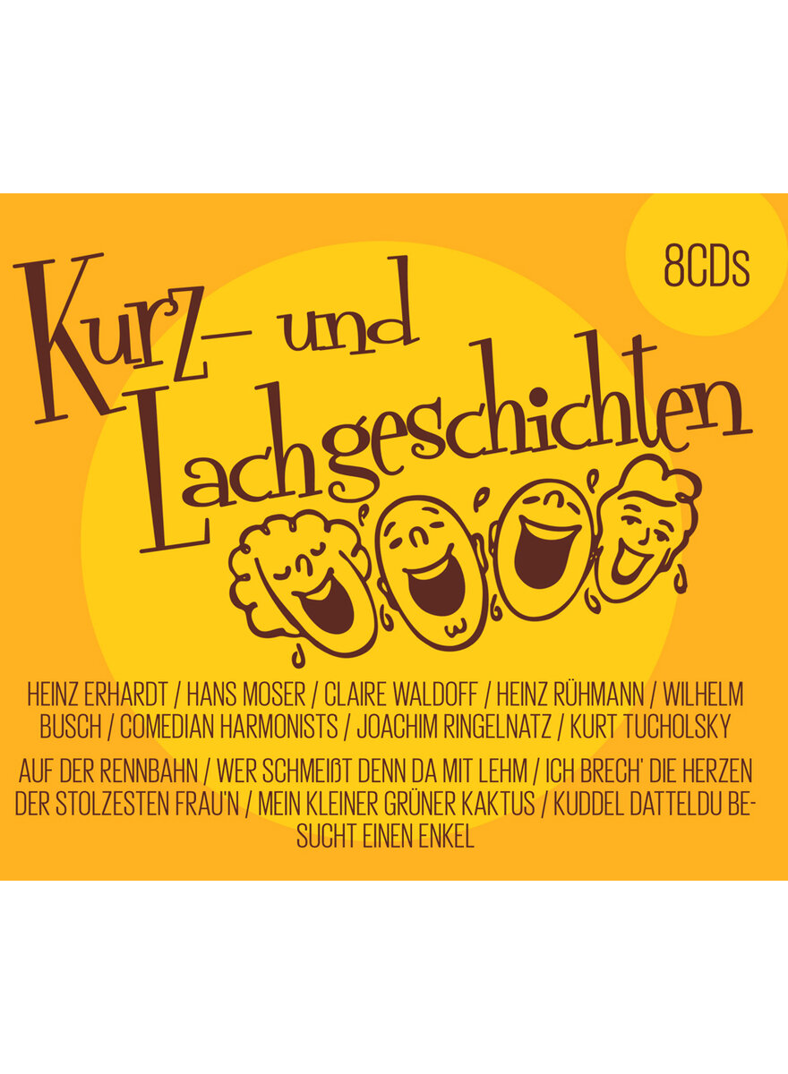 KURZ- UND LACHGESCHICHTEN - 8 AUDIO-CD HRBUCH
