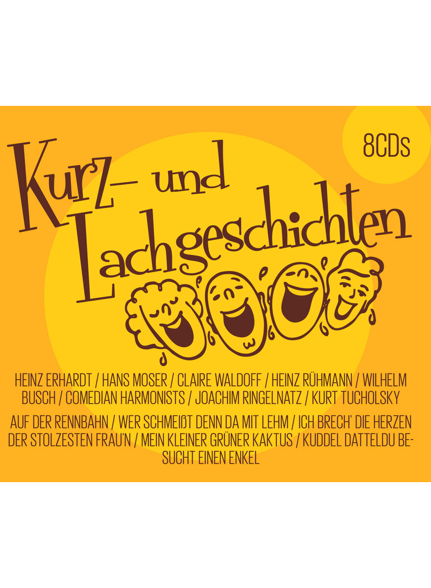 KURZ- UND LACHGESCHICHTEN - 8 AUDIO-CD HRBUCH