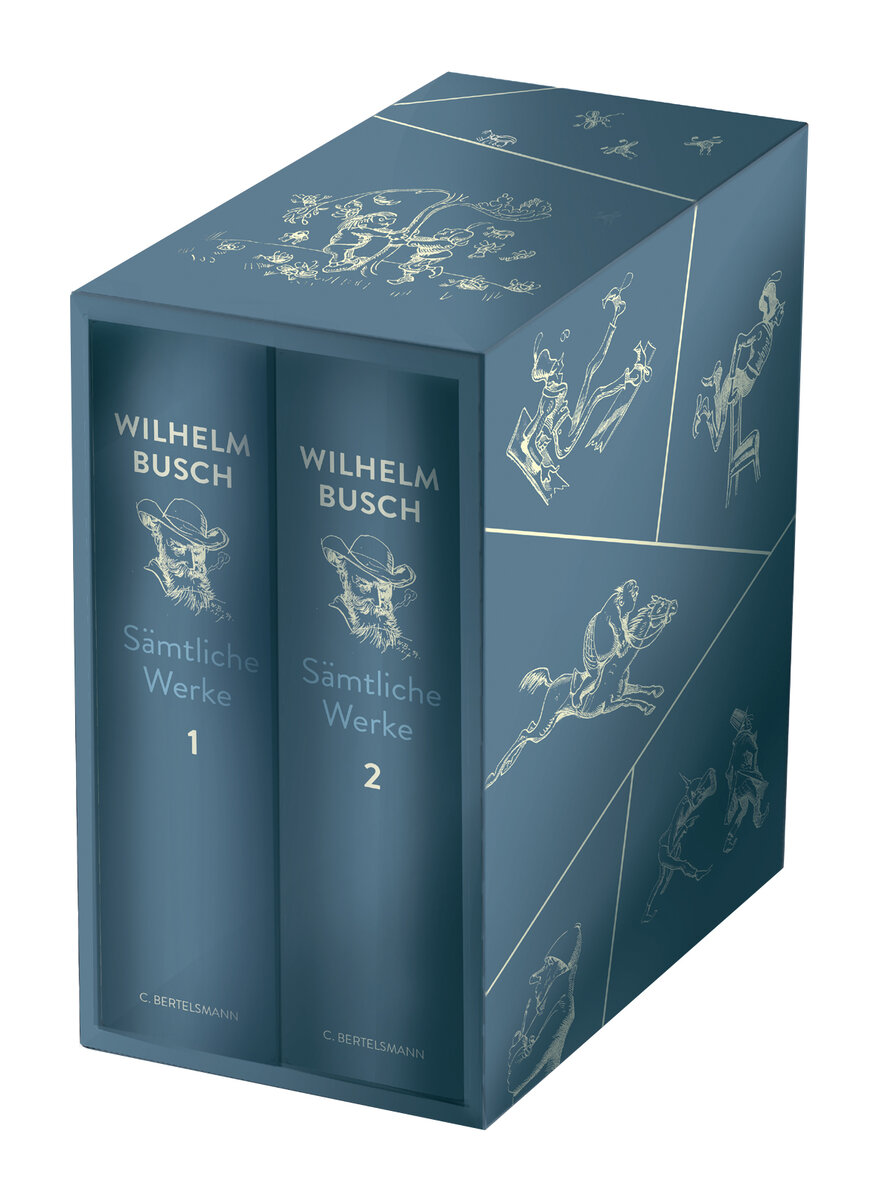 Auf diesem Bild sehen Sie das Produktbild 1 fr WILHELM BUSCH - SMTLICHE WERKE IN 2 BNDEN