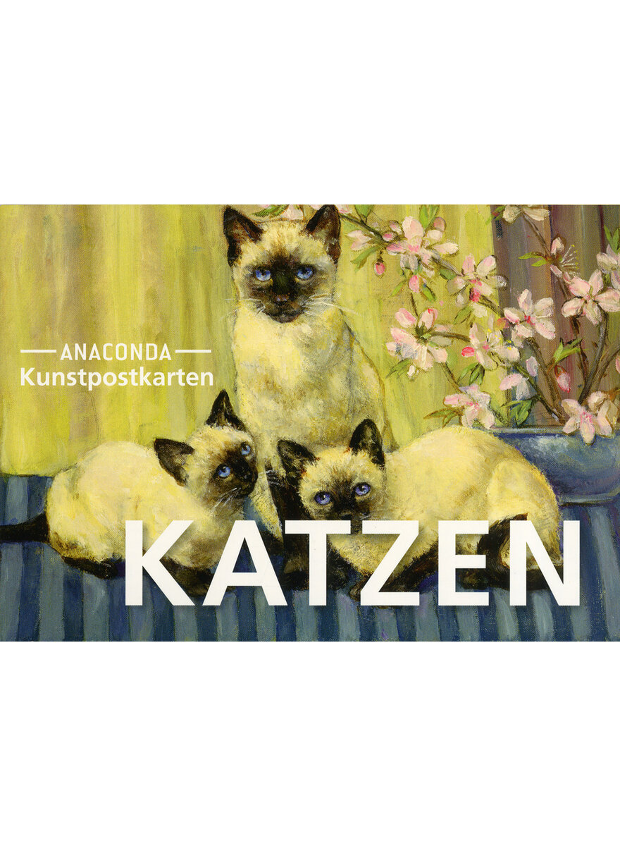 KUNSTPOSTKARTEN KATZEN -