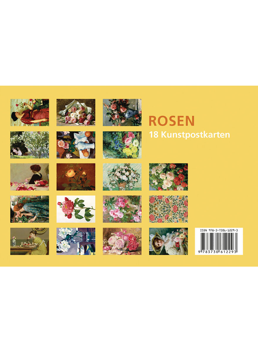 KUNSTPOSTKARTEN ROSEN - 18 KARTEN Bild 2