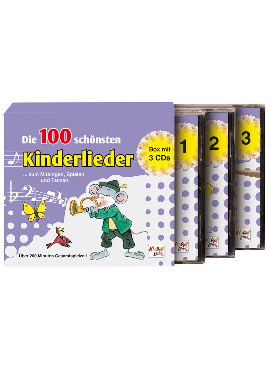 DIE 100 SCHNSTEN KINDERLIEDER 3 CD-BOX