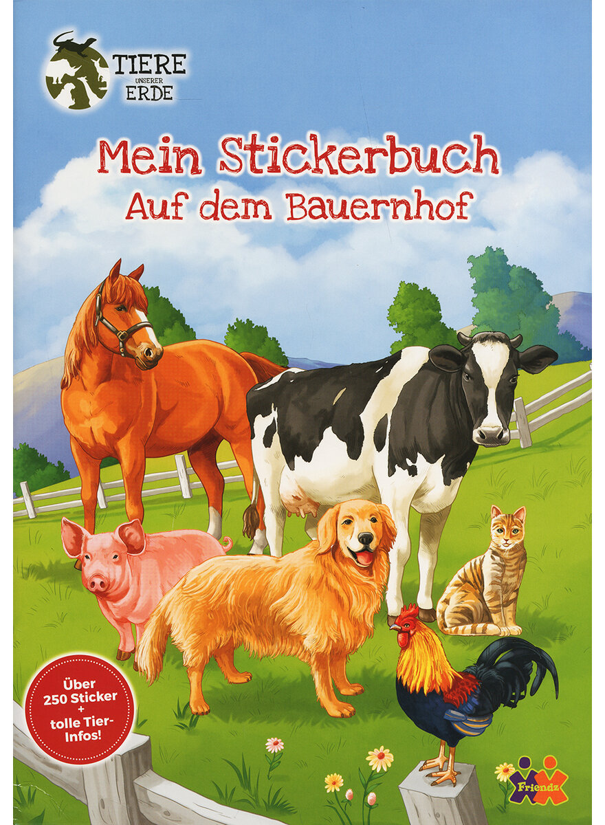 Auf diesem Bild sehen Sie das Produktbild 1 fr MEIN STICKERBUCH - AUF DEM BAUERNHOF