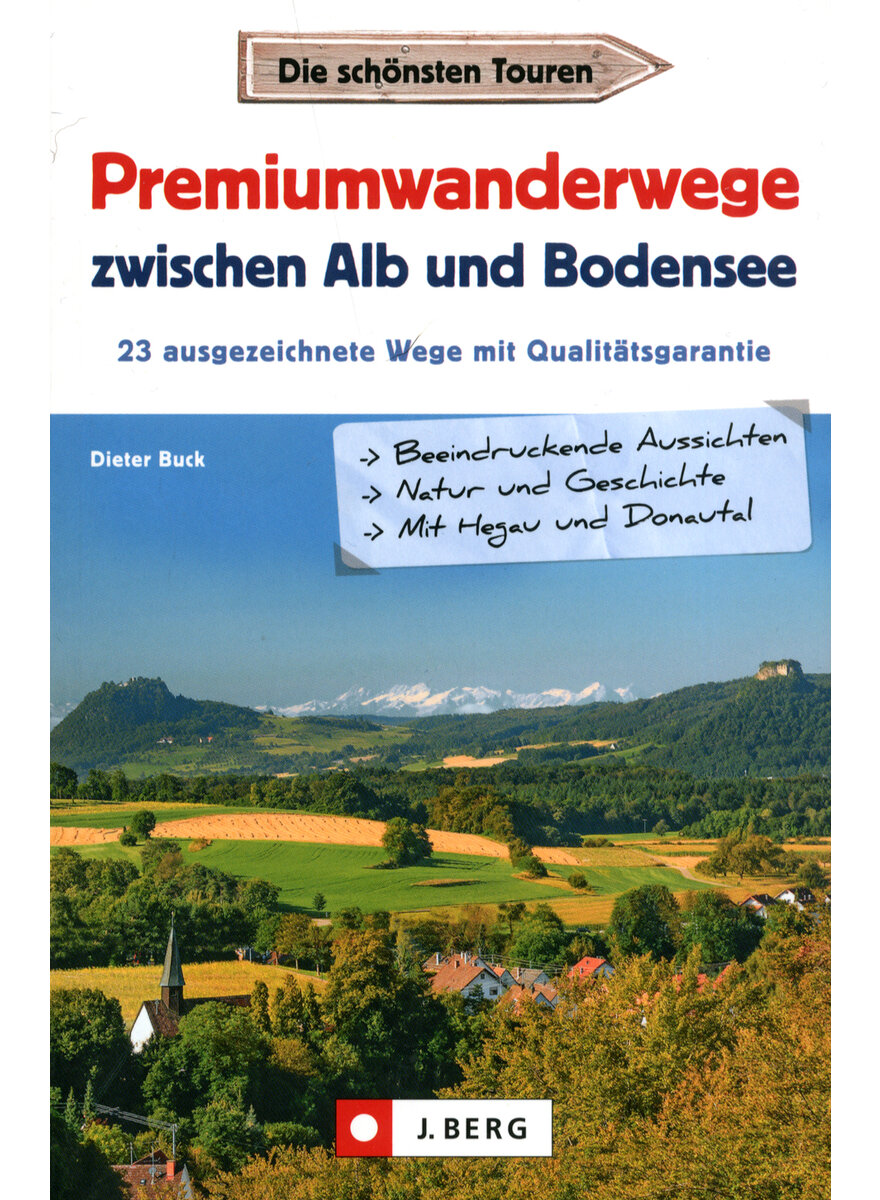 Auf diesem Bild sehen Sie das Produktbild 1 fr PREMIUMWANDERWEGE ZWISCHEN ALB UND BODENSEE - DIETER BUCK