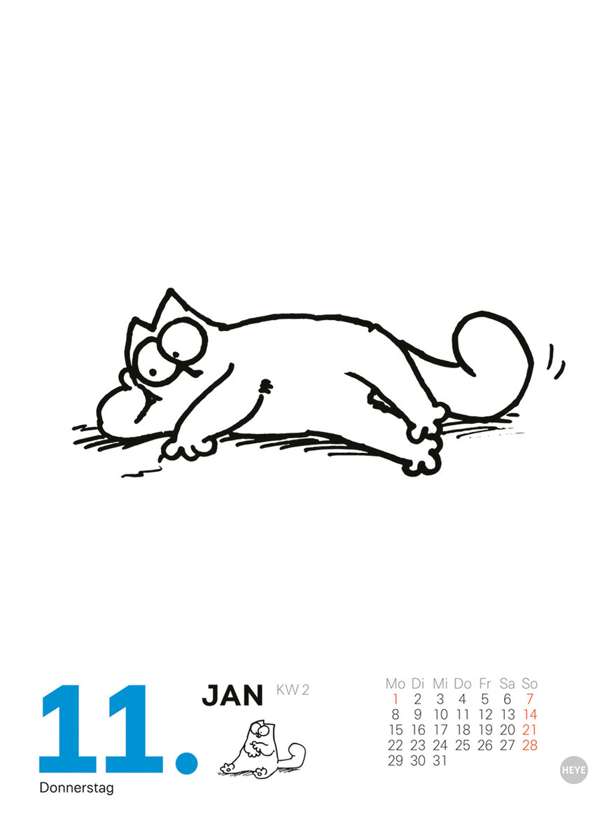 KALENDER SIMONS KATZE TAG FR TAG 2024 - Bild 3