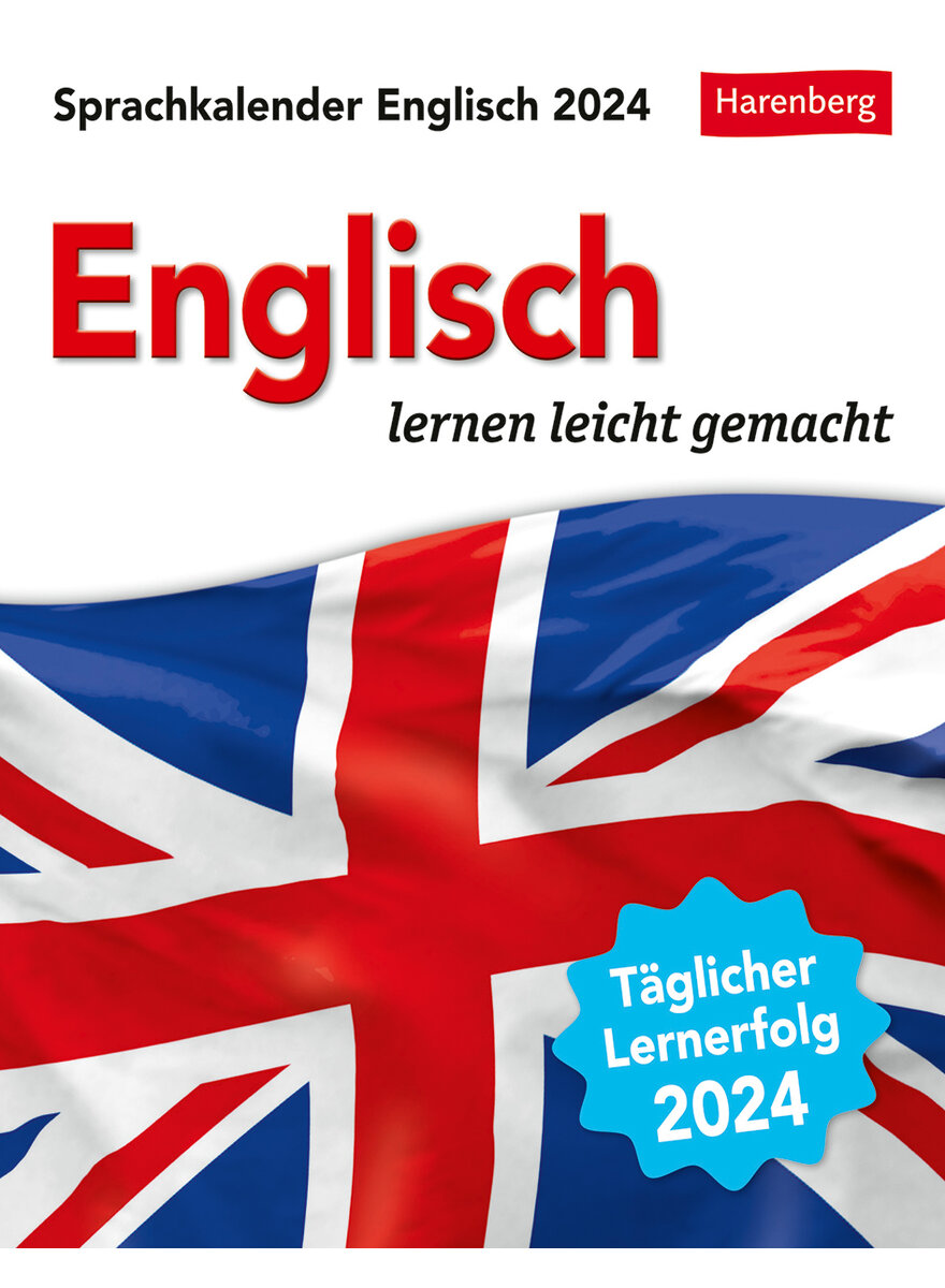 ENGLISCH SPRACHENKALENDER 2024 - BROWN/BUTZ
