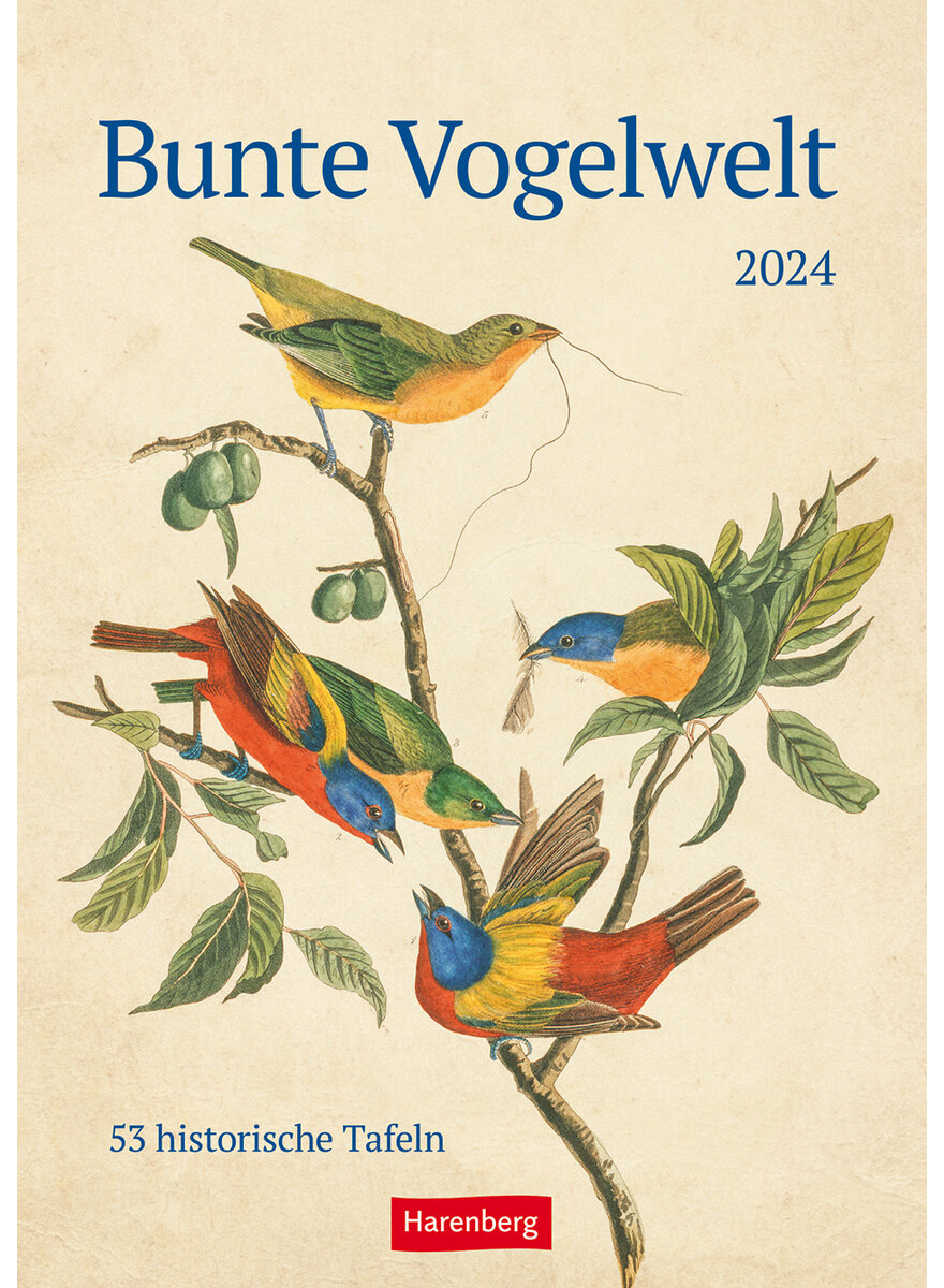 KALENDER BUNTE VOGELWELT 2024 -