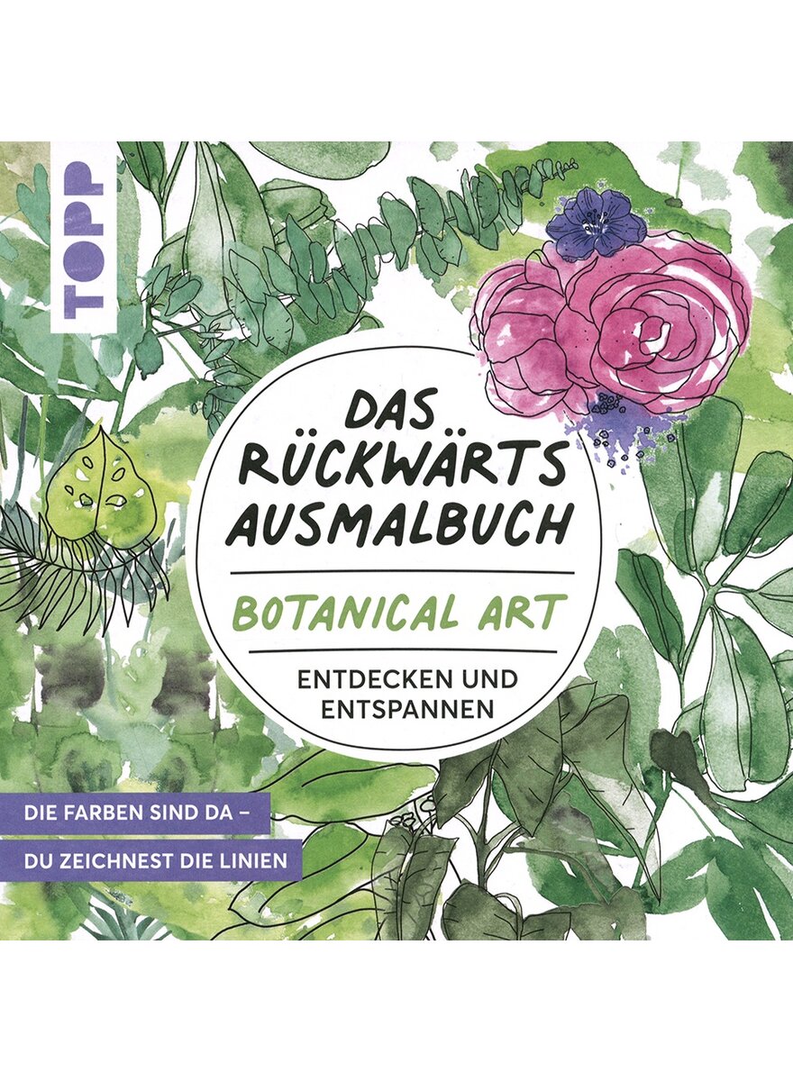 DAS RCKWRTS-AUSMALBUCH BOTANICAL ART - HEIKE NIED