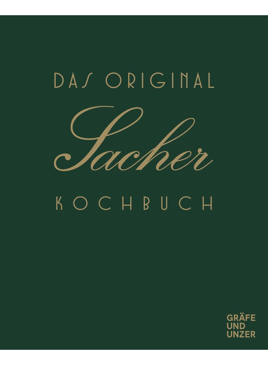 DAS ORIGINAL SACHER KOCHBUCH -