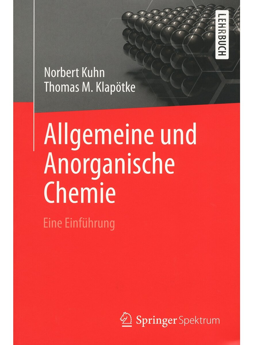 ALLGEMEINE UND ANORGANISCHE CHEMIE -