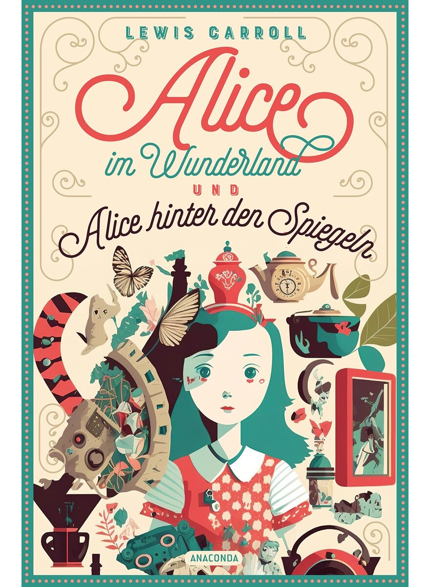 Auf diesem Bild sehen Sie das Produktbild 1 fr ALICE IM WUNDERLAND UND ALICE HINTER DEN SPIEGELN - LEWIS CARROLL