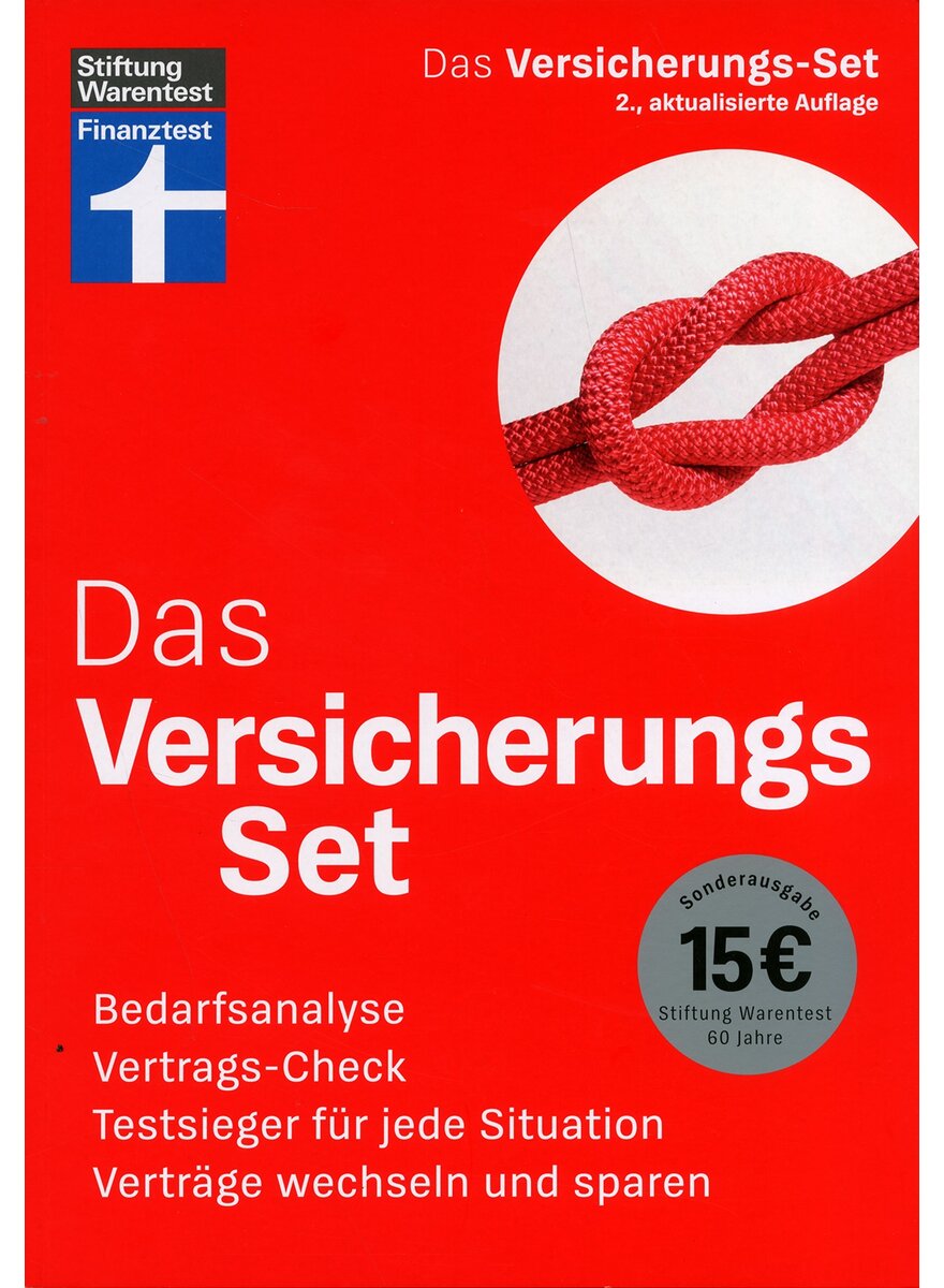 Auf diesem Bild sehen Sie das Produktbild 1 fr DAS VERSICHERUNGS-SET - STIFTUNG WARENTEST