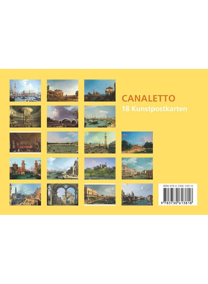 KUNSTPOSTKARTEN CANALETTO Bild 2
