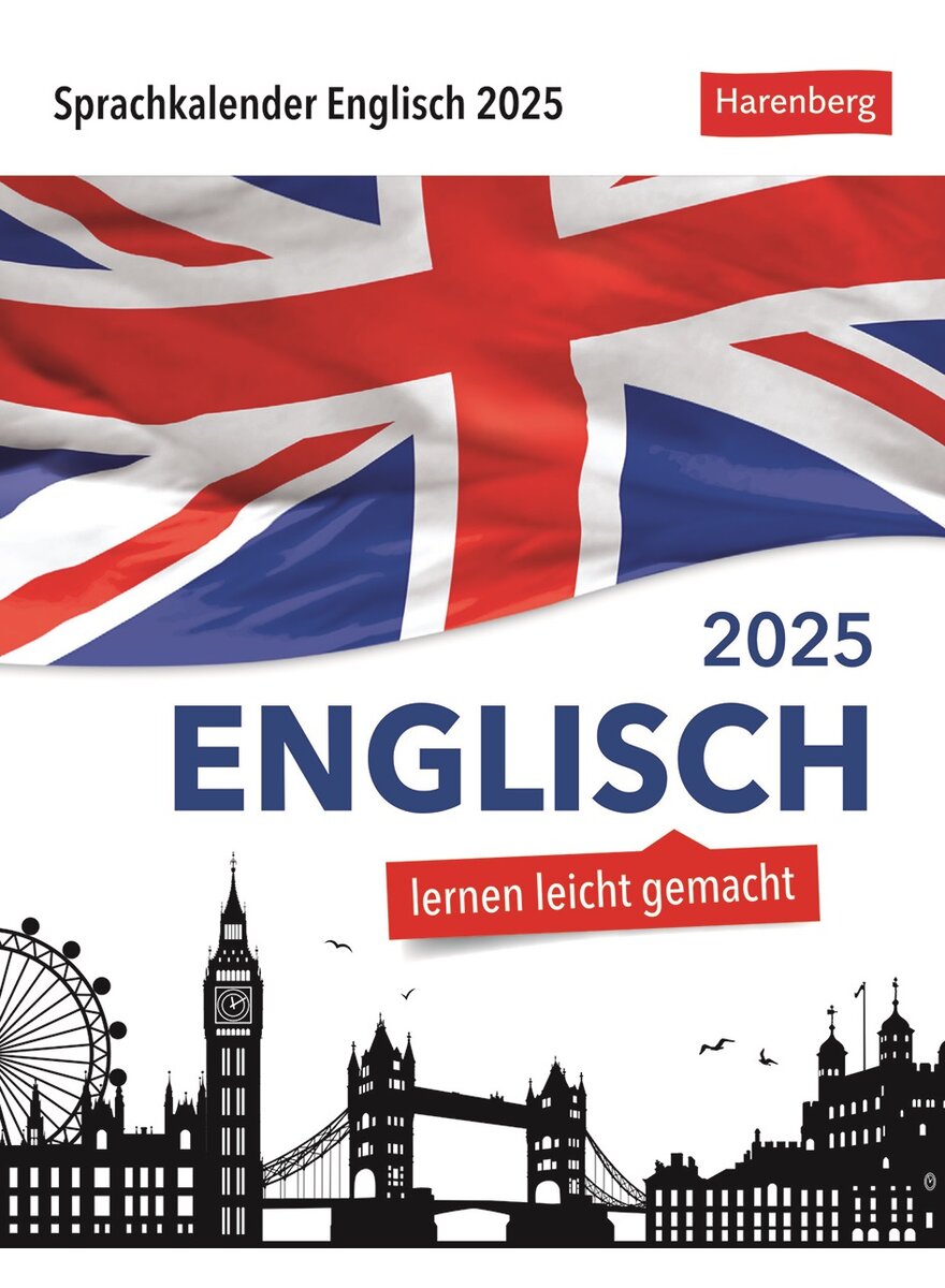 Auf diesem Bild sehen Sie das Produktbild 1 fr ENGLISCH SPRACHKALENDER 2025