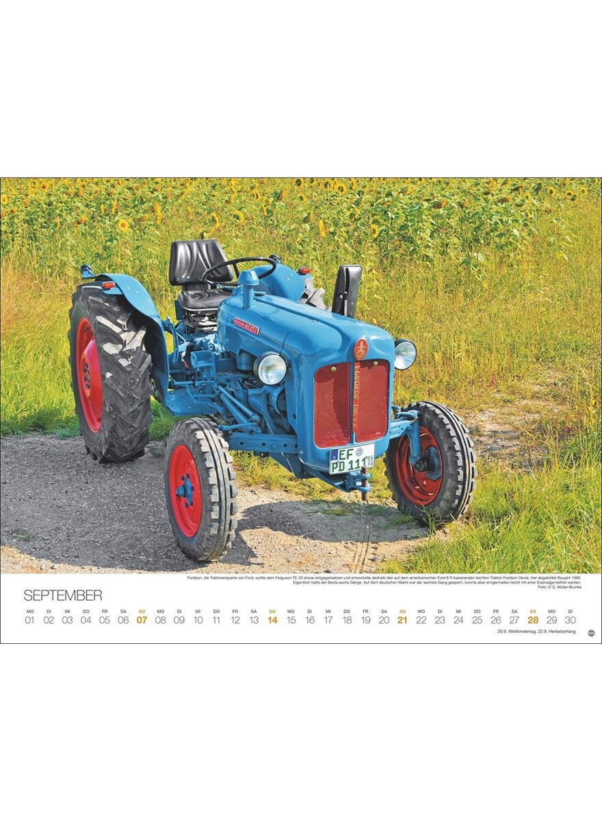 Auf diesem Bild sehen Sie das Produktbild 4 fr KALENDER STARKE TRAKTOREN 2025