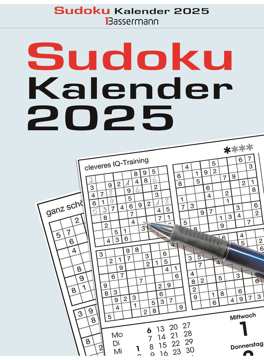 Auf diesem Bild sehen Sie das Produktbild 1 fr SUDOKUKALENDER 2025 -
