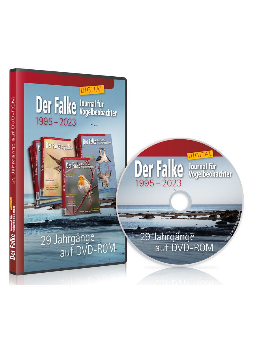 Auf diesem Bild sehen Sie das Produktbild 1 fr DER FALKE DIGITAL - 29 JAHR- GNGE (1995-2023) AUF DVD-ROM - REDAKTION DER FALKE