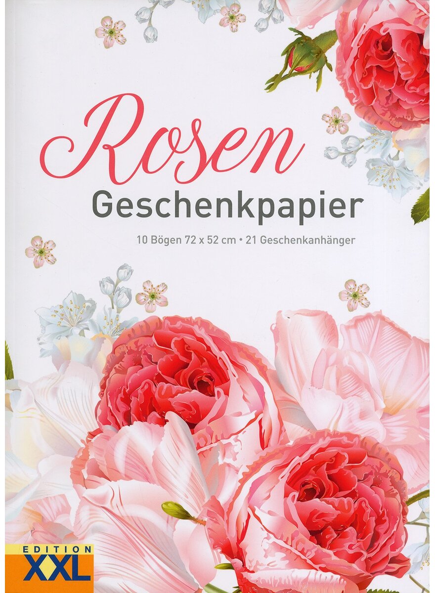 Auf diesem Bild sehen Sie das Produktbild 1 fr GESCHENKPAPIER ROSEN -