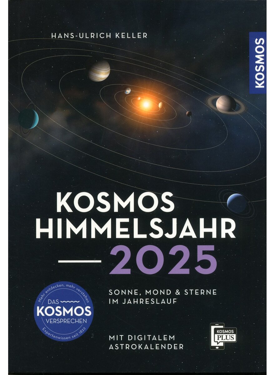 Auf diesem Bild sehen Sie das Produktbild 1 fr KOSMOS HIMMELSJAHR 2025 - HANS-ULRICH KELLER