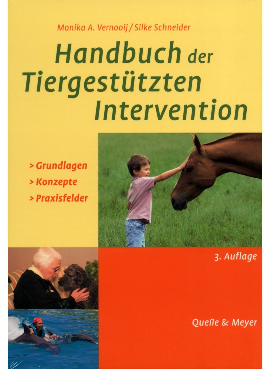Auf diesem Bild sehen Sie das Produktbild 1 fr HANDBUCH DER TIERGESTTZTEN INTERVENTION (3. AUFL.) - VERNOOIJ/SCHNEIDER