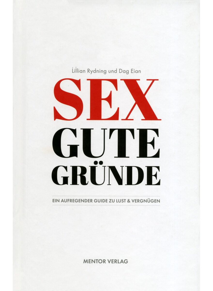 Auf diesem Bild sehen Sie das Produktbild 1 fr SEX GUTE GRNDE - RYDNING/EIAN