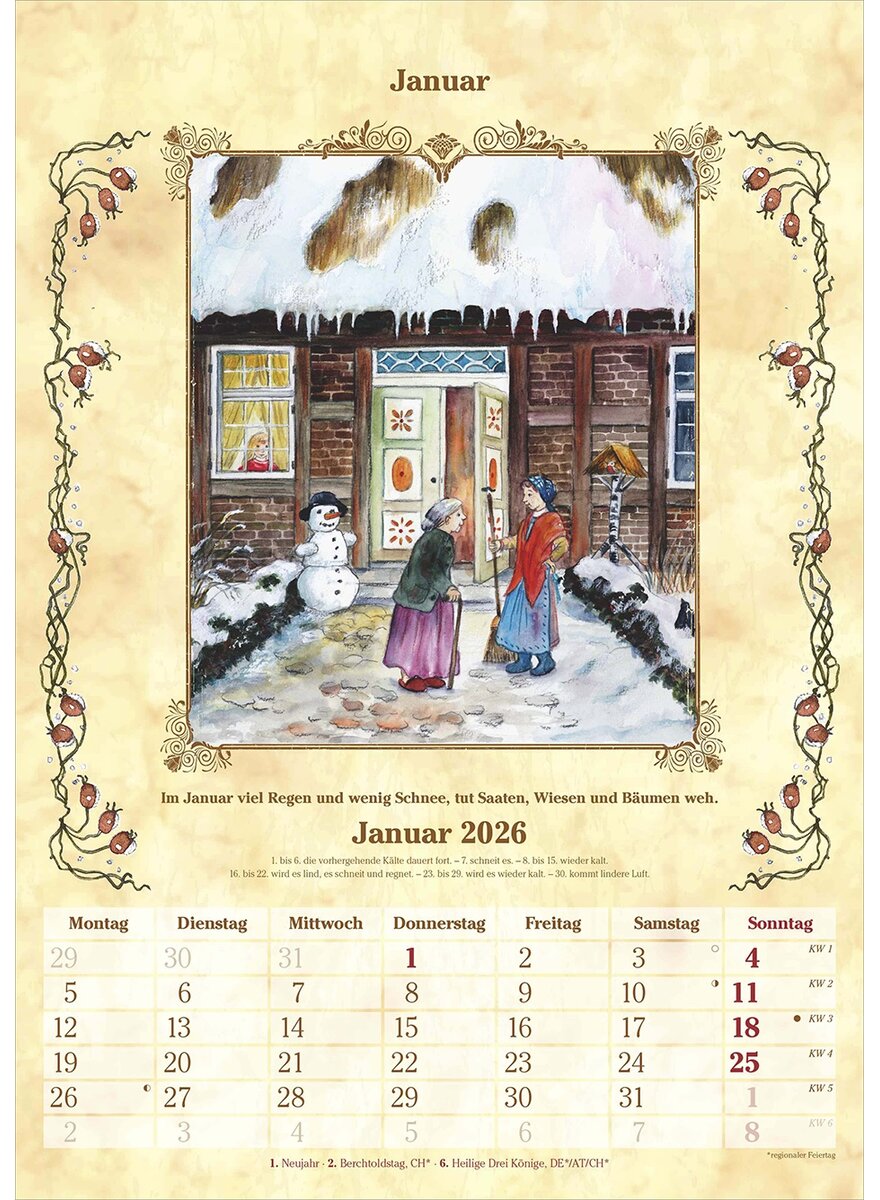 Auf diesem Bild sehen Sie das Produktbild 3 fr BAUERNKALENDER 2026 -
