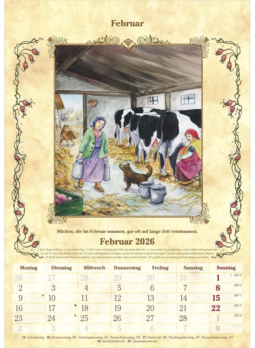 Auf diesem Bild sehen Sie das Produktbild 4 fr BAUERNKALENDER 2026 -