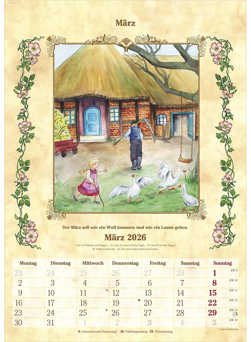 Auf diesem Bild sehen Sie das Produktbild fr 5 BAUERNKALENDER 2026 -