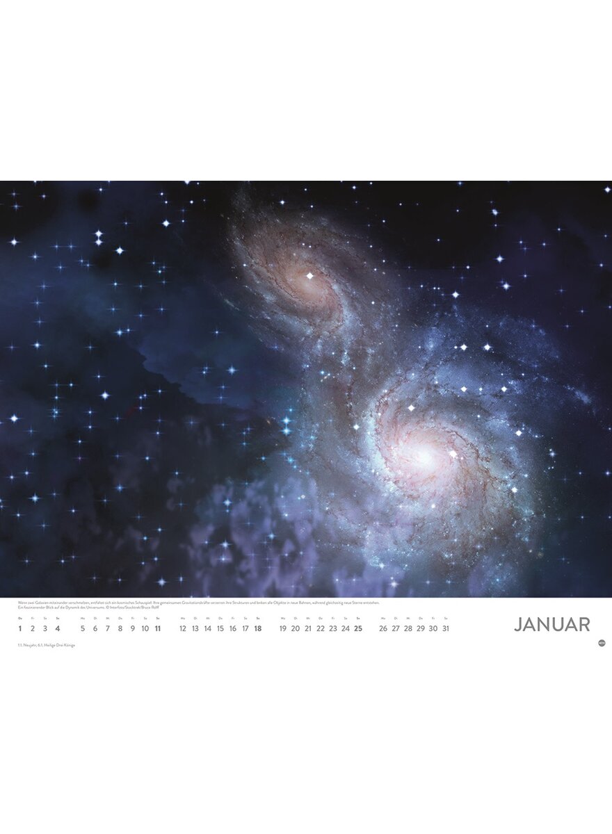 Auf diesem Bild sehen Sie das Produktbild 2 fr KALENDER DAS UNIVERSUM 2026 -