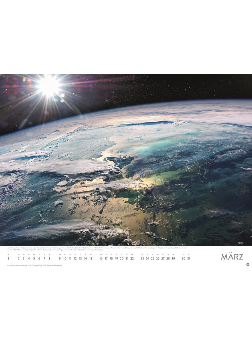 Auf diesem Bild sehen Sie das Produktbild 4 fr KALENDER DAS UNIVERSUM 2026 -