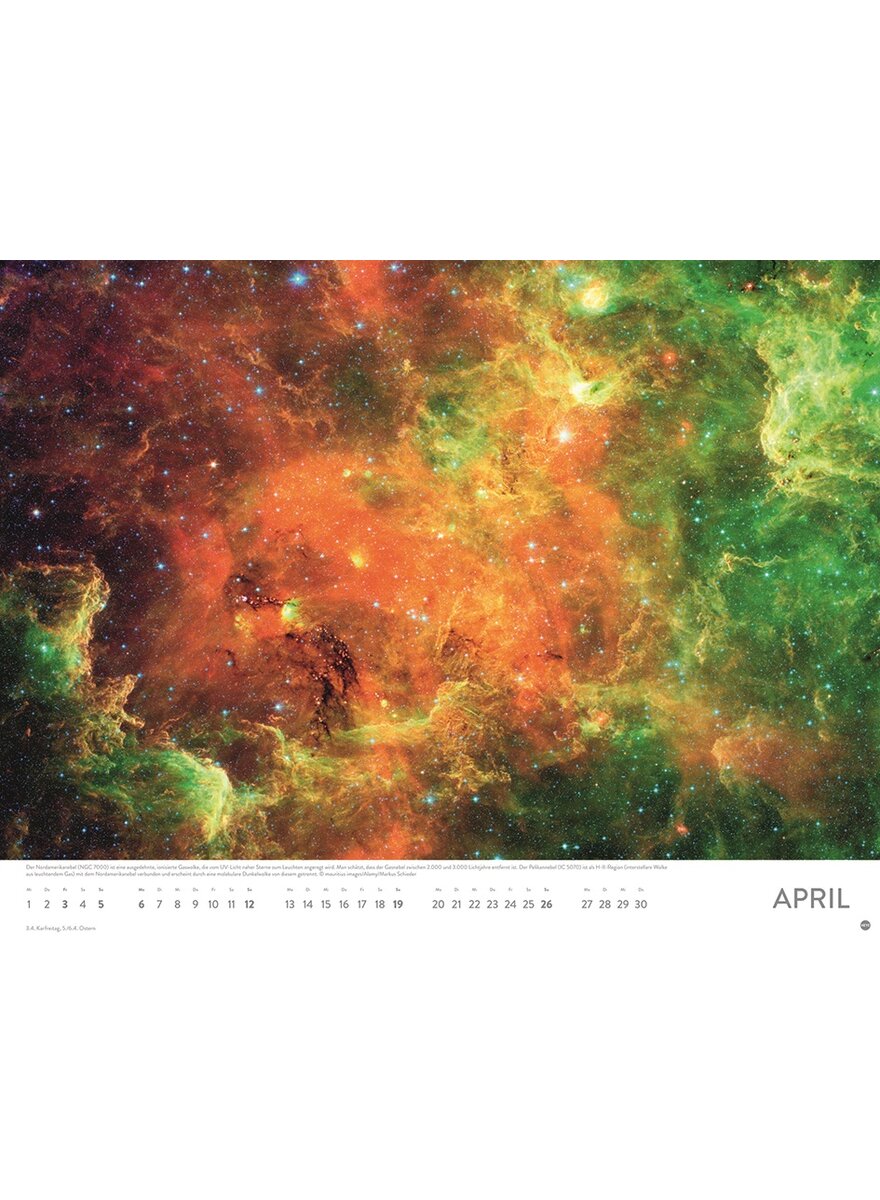 Auf diesem Bild sehen Sie das Produktbild fr 5 KALENDER DAS UNIVERSUM 2026 -