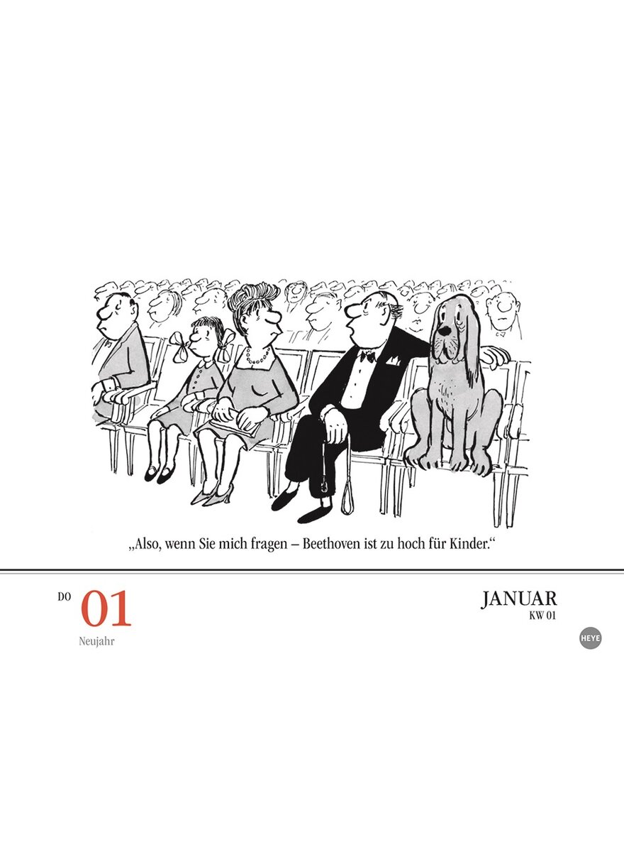Auf diesem Bild sehen Sie das Produktbild 2 fr LORIOT KALENDER 2026