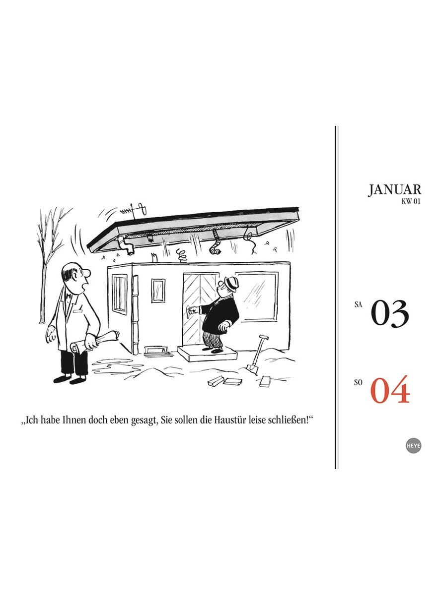 Auf diesem Bild sehen Sie das Produktbild 4 fr LORIOT KALENDER 2026