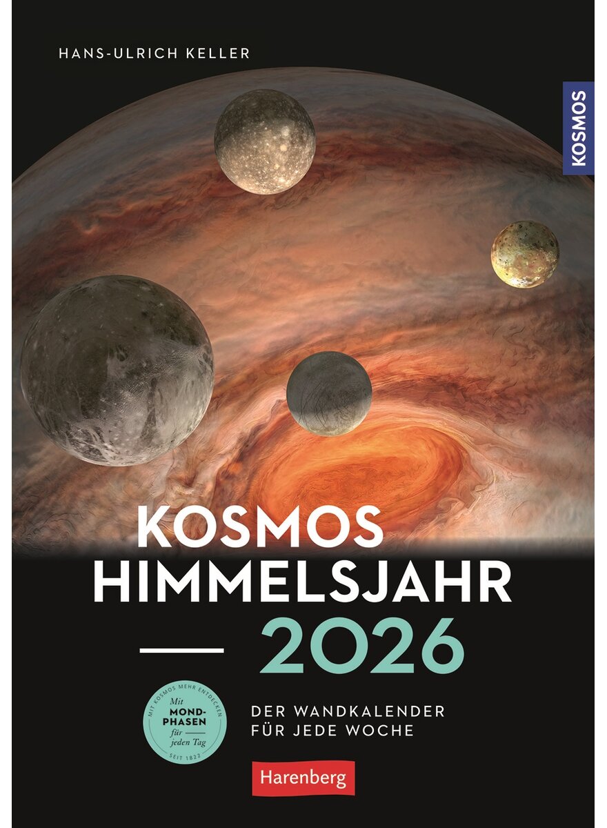 Auf diesem Bild sehen Sie das Produktbild 1 fr KALENDER KOSMOS HIMMELSJAHR 2026 - HANS-ULRICH KELLER
