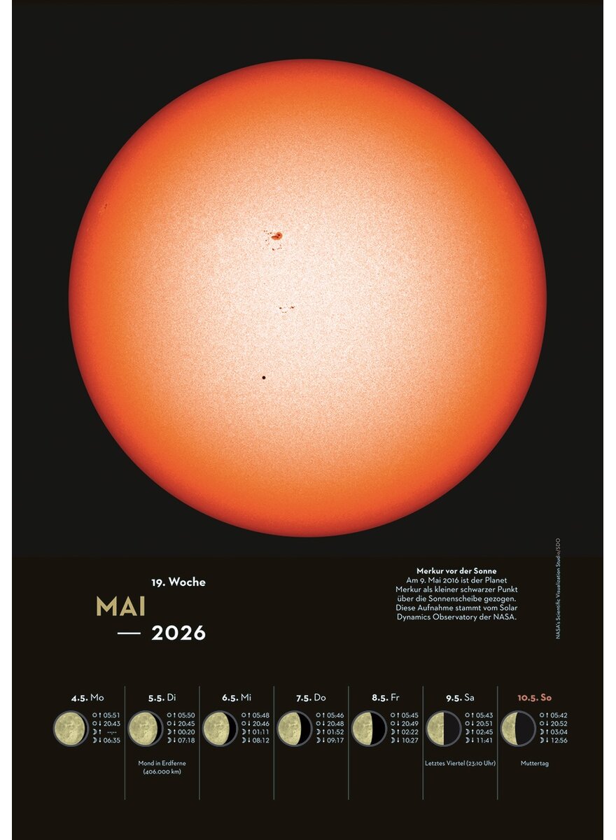 Auf diesem Bild sehen Sie das Produktbild 2 fr KALENDER KOSMOS HIMMELSJAHR 2026 - HANS-ULRICH KELLER